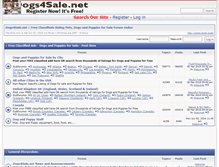 Tablet Screenshot of dogs4sale.net